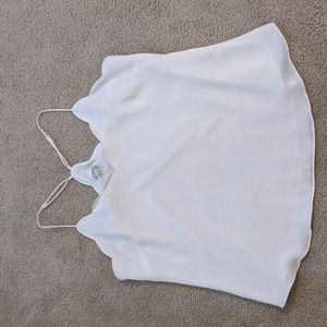 Off white Sleeveless Blouse
